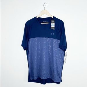 Under Armour Blue Heat Gear Print Tee